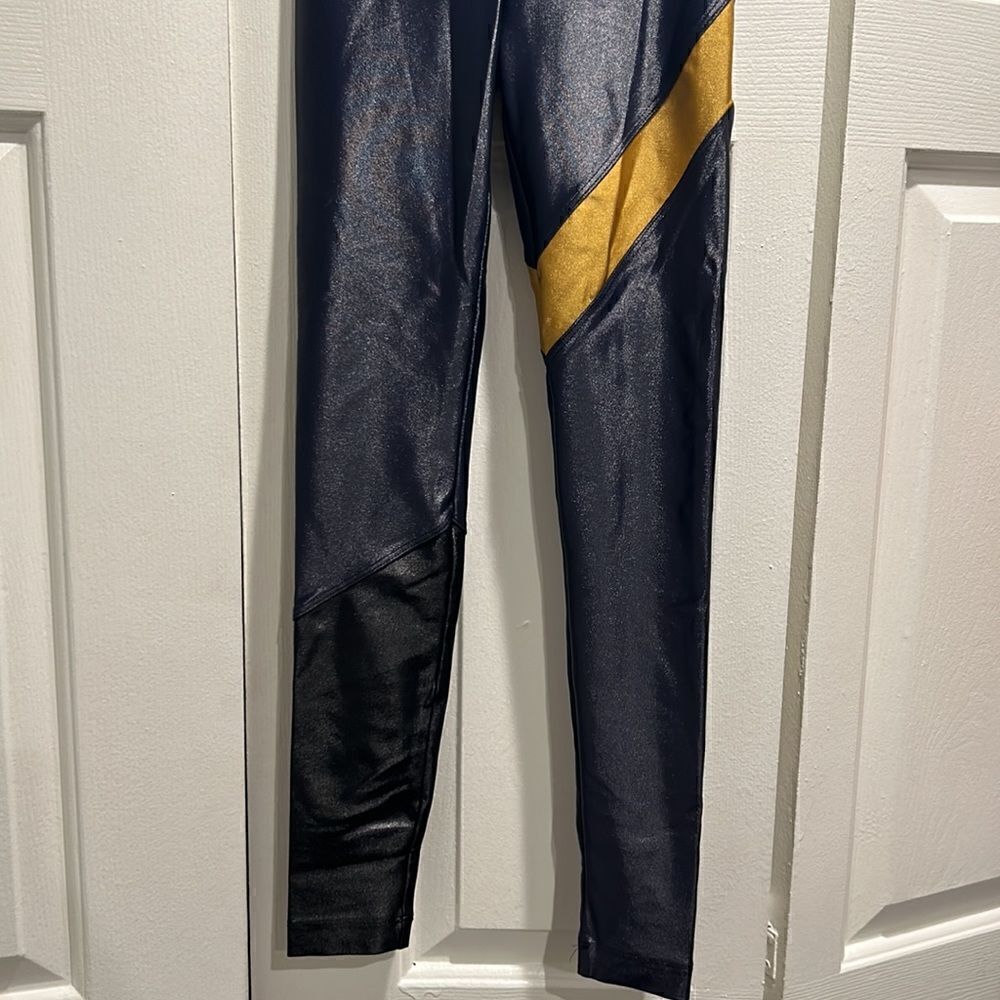 NWT Koral Navy/Black/gold Appeal Infinity Leggings, Size XS - Picture 3 of 9